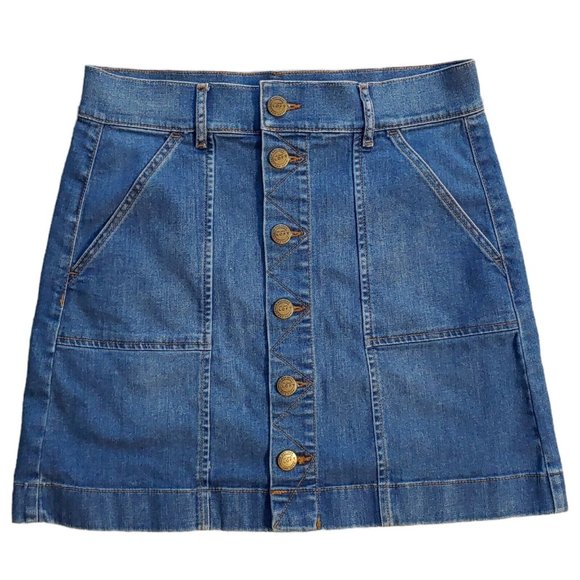 Ann Taylor Dresses & Skirts - Ann Taylor Blue Denim Skirt